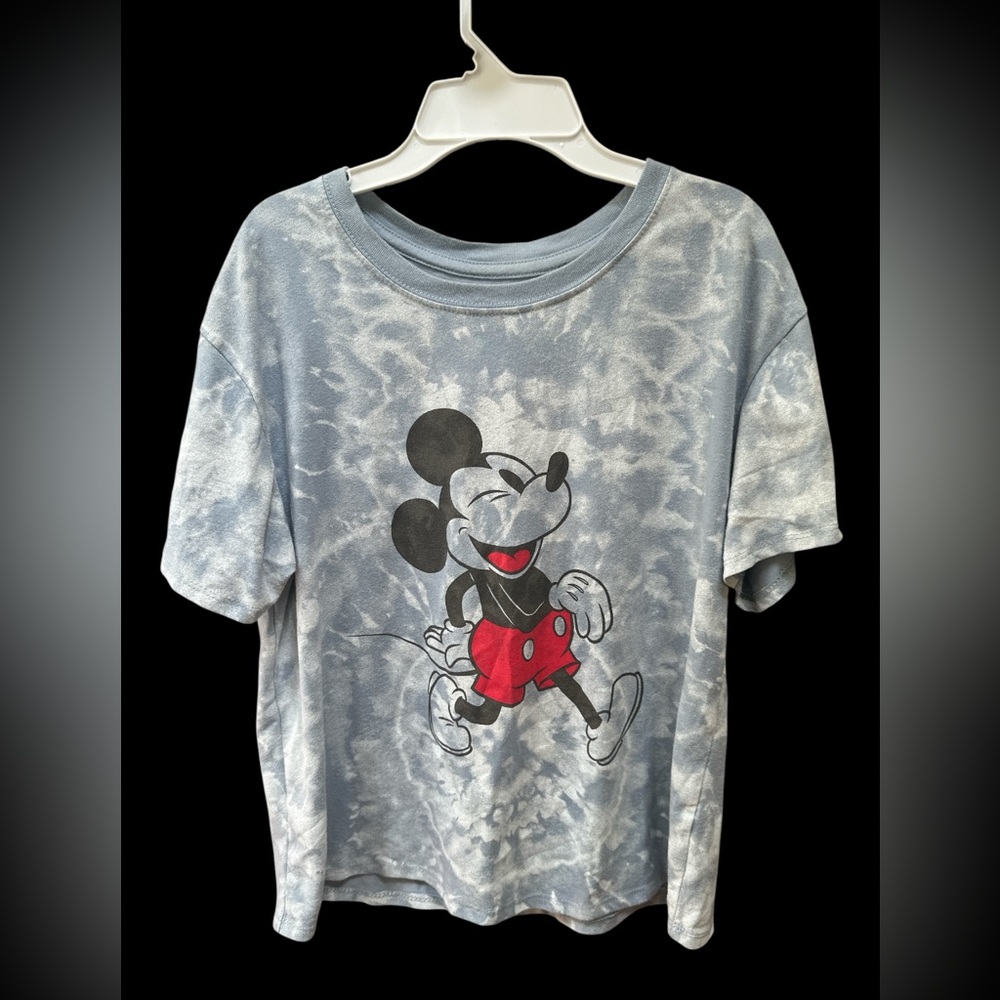 Disney Mickey Mouse EUC Gray and Red Kids T-Shirt